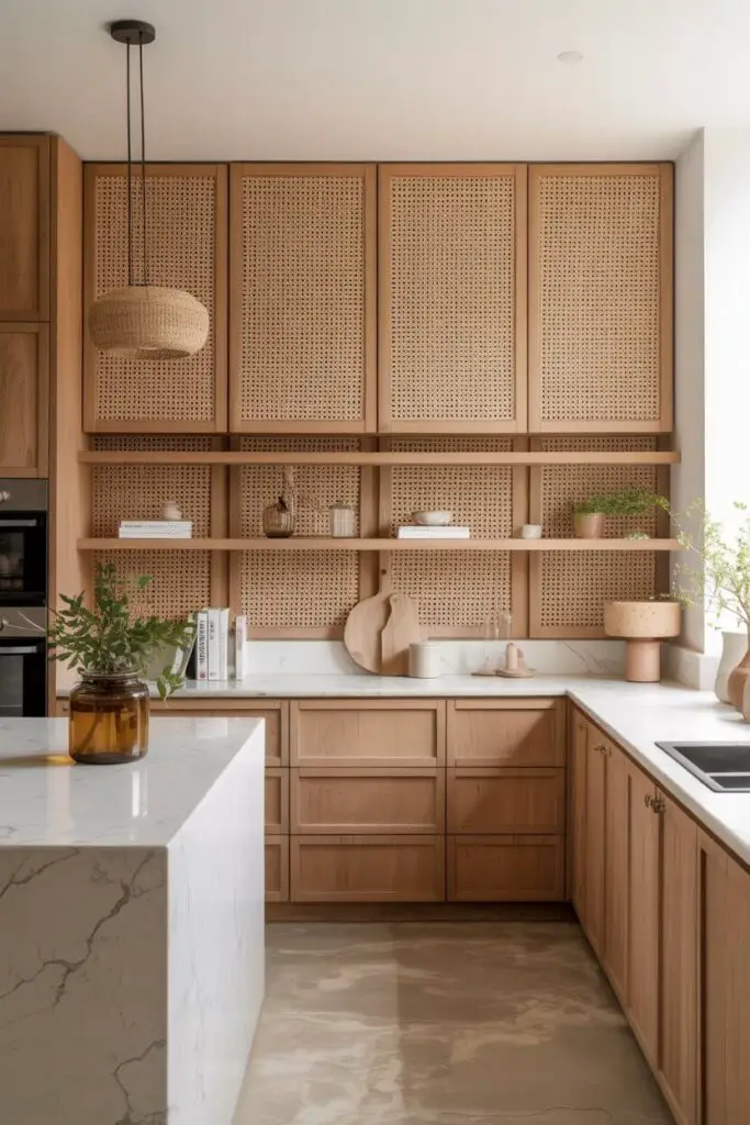 How to Incorporate Natural Textures in a Luxury Modern Kitchen 9 Use Texture to Highlight Zones