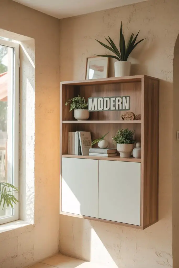 Wall-Mounted Cabinets or Shelves