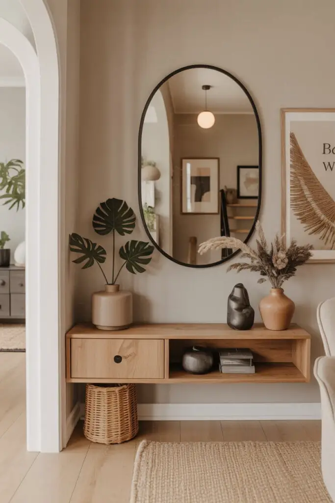 Wall-Mounted Mirrors Practical & Space-Saving