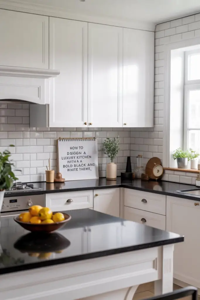 How to Design a Luxury Kitchen with a Bold Black and White Theme 3 White-Dominant Kitchens
