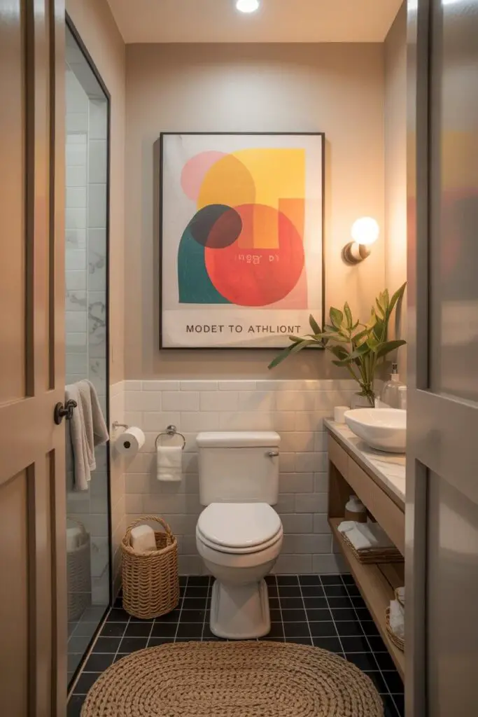 How to Incorporate Art in a Small Bathroom Design (Without Making It Feel Cluttered) 1 Why Add Art to a Small Bathroom