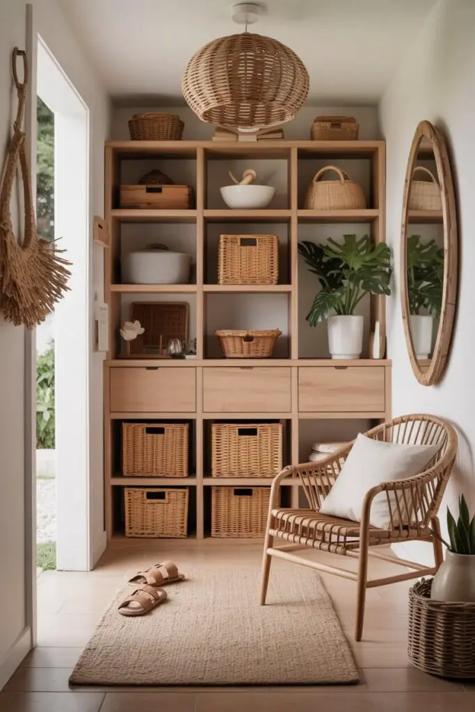 Wicker and Rattan for Textural Contrast