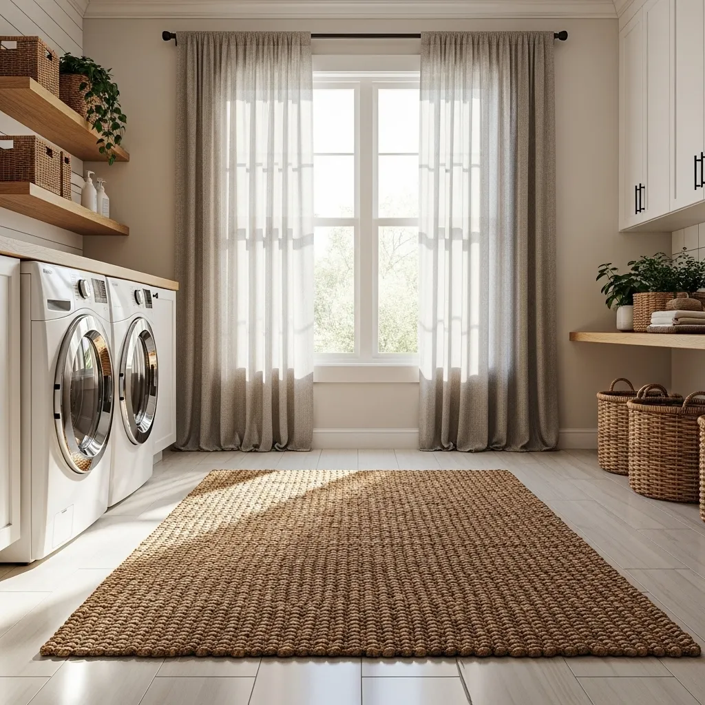 13 Laundry Room Rug Ideas You’ll Actually Want in Your Home 7 Jute Rugs for a Natural Look