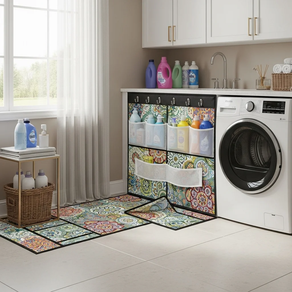 13 Laundry Room Rug Ideas You’ll Actually Want in Your Home 12 Multi-Purpose Rugs for Extra Storage