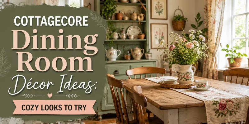 Cottagecore Dining Room Décor Ideas: 15 Cozy Looks to Try 9 Cottagecore Dining Room Décor Ideas: 15 Cozy Looks to Try