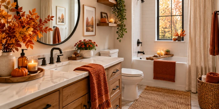 10 Fall Bathroom Decor Ideas for a Stylish Autumn Refresh 2 fall bathroom decor ideas