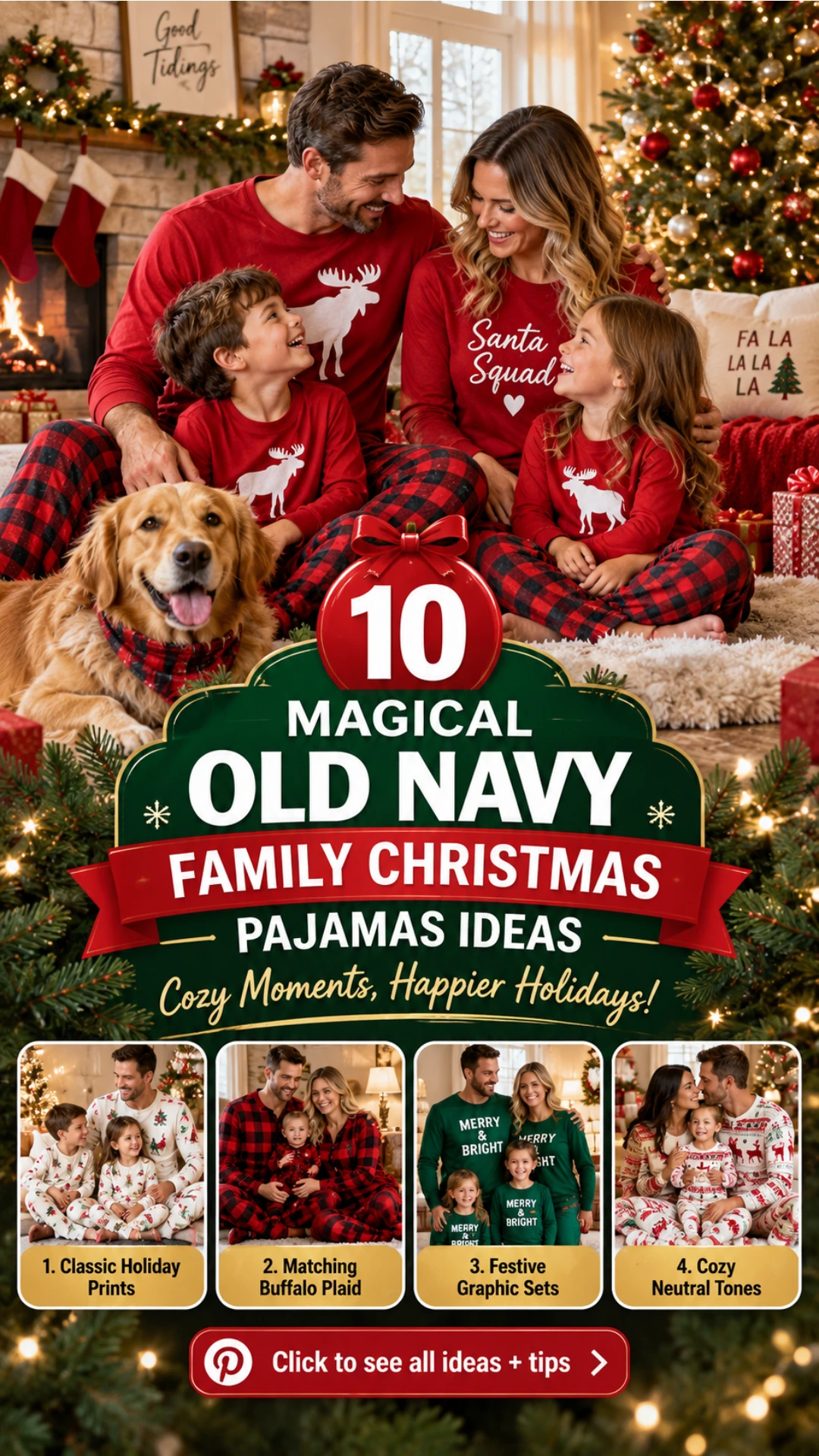 Old Navy Christmas Pajamas Family: 10 Matching Ideas 11 Old Navy Family Christmas Pajamas: 10 Matching Holiday Ideas